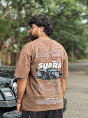 Supra MK5 | Coffee | Oversized T-Shirt | Russh Clothing