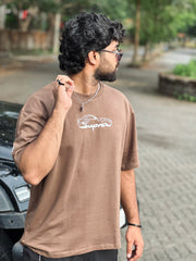 Supra MK5 | Coffee | Oversized T-Shirt | Russh Clothing