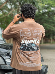 Supra MK5 | Coffee | Oversized T-Shirt | Russh Clothing