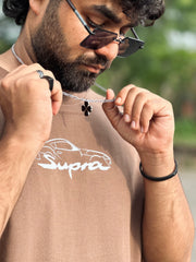 Supra MK5 | Coffee | Oversized T-Shirt | Russh Clothing