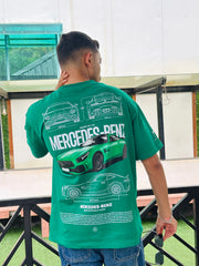 AMG - GTR | Green | Oversized T-Shirt | Russh Clothing