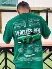 AMG - GTR | Green | Oversized T-Shirt | Russh Clothing
