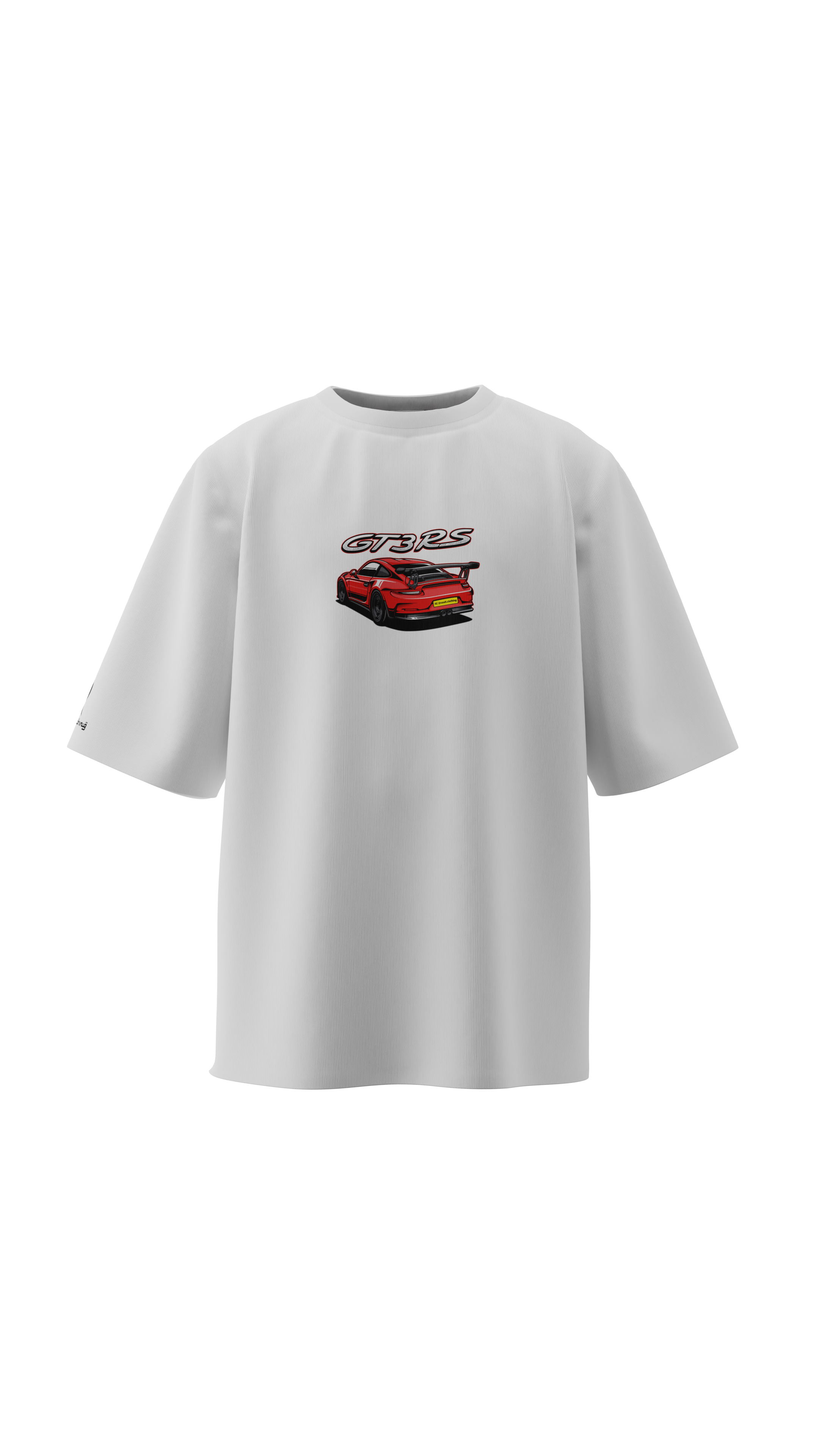 Porsche 911 - GT3 RS | White | Oversized T-Shirt | Russh Clothing