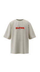 Supra MK4 | Beige | Oversized T-Shirt | Russh Clothing