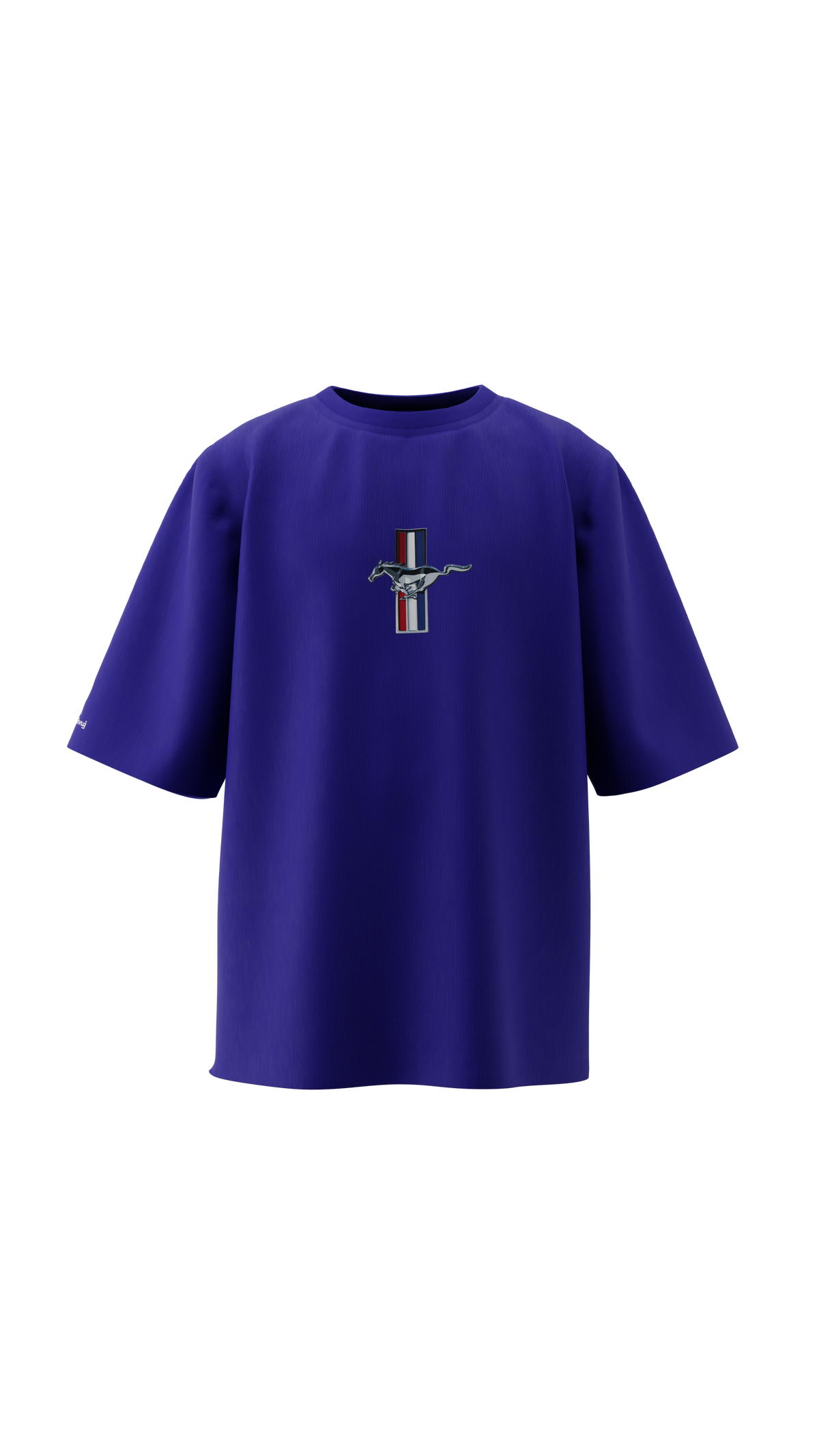 Mustang | Blue | Oversized T-Shirt | Russh Clothing