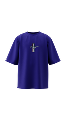 Mustang | Blue | Oversized T-Shirt | Russh Clothing