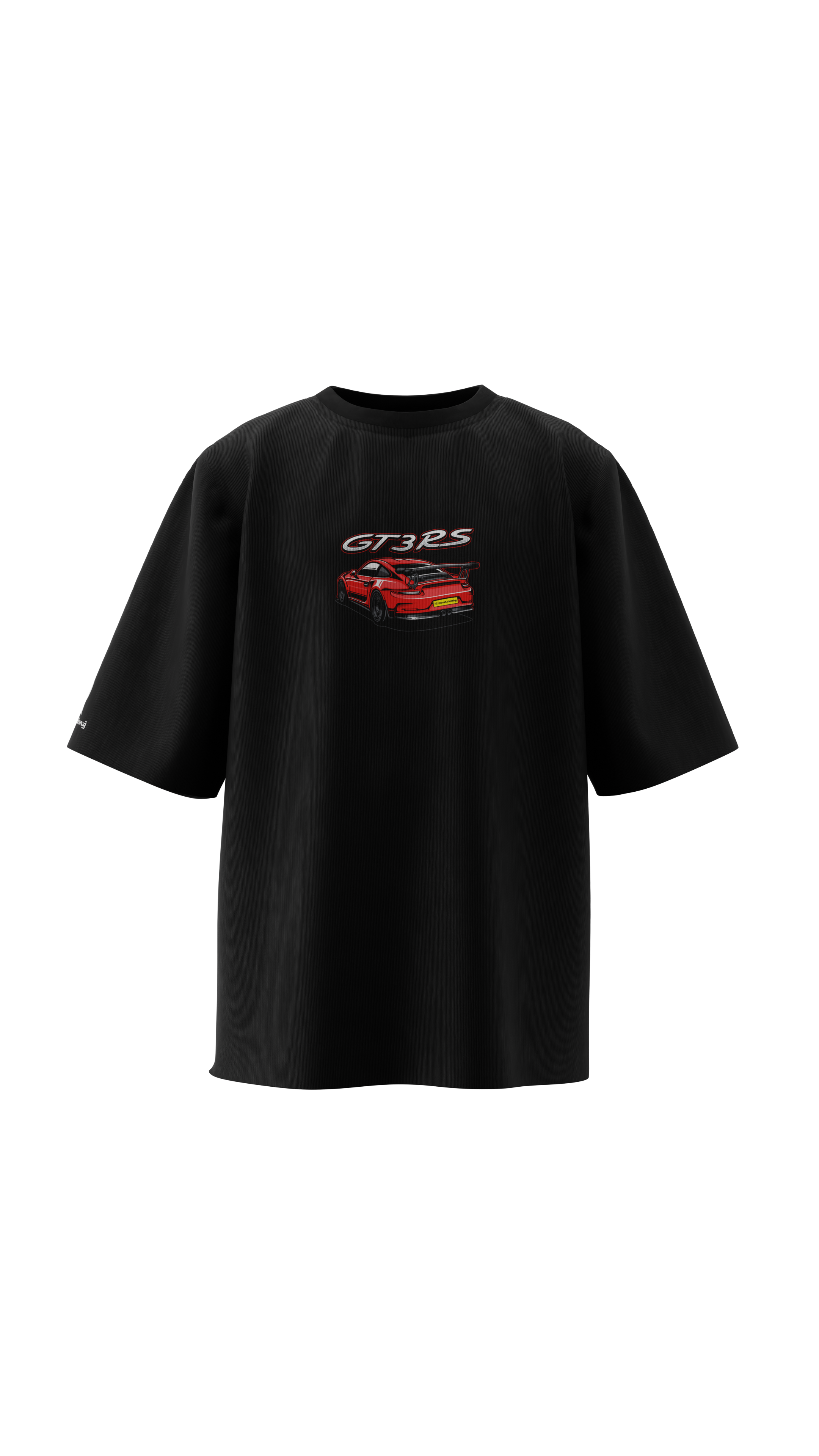 Porsche 911 - GT3 RS | Black | Oversized T-Shirt | Russh Clothing