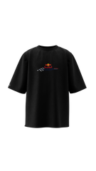 RedBull Racing | Black | Oversized T-Shirt | Russh Clothing