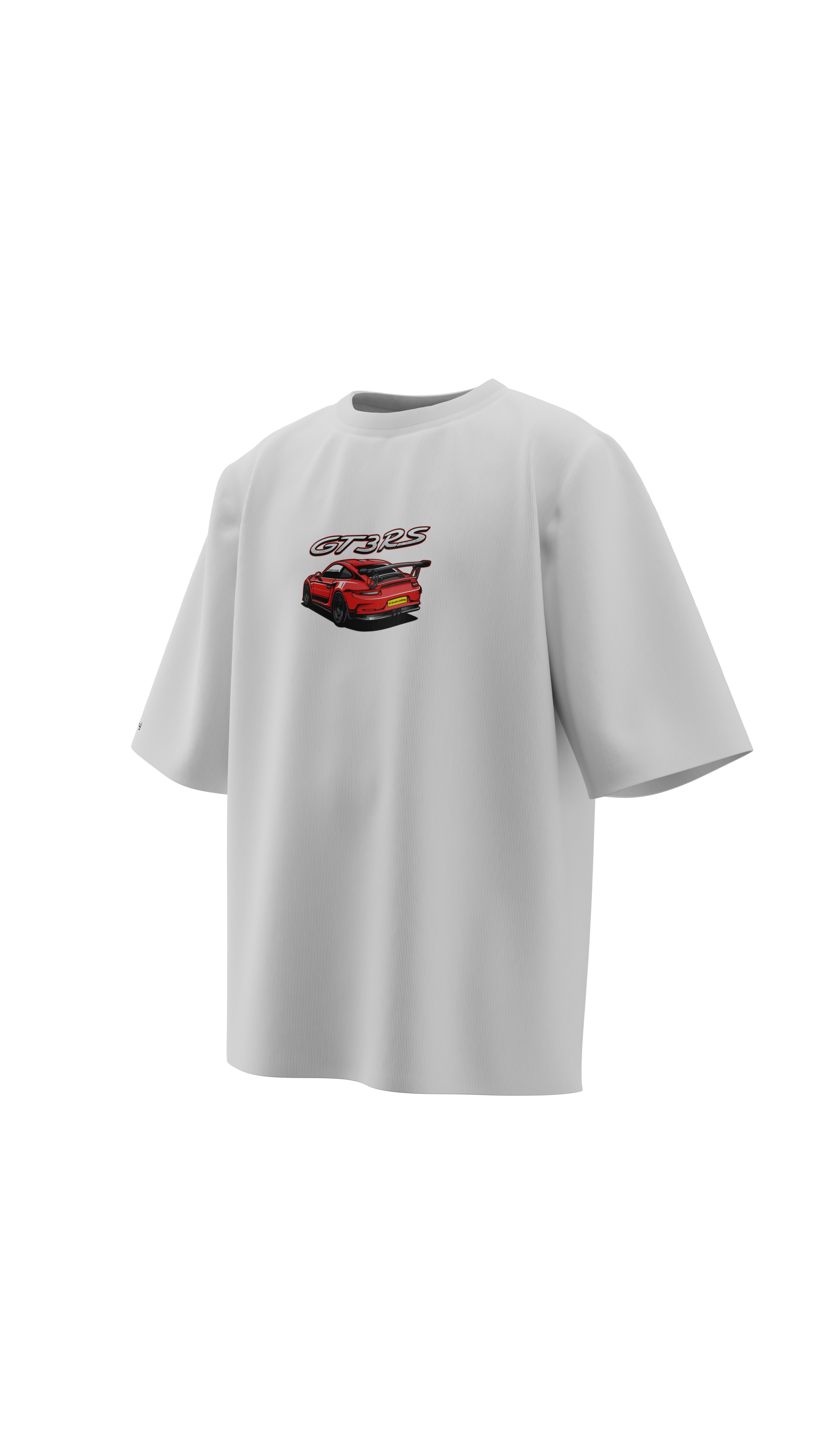 Porsche 911 - GT3 RS | White | Oversized T-Shirt | Russh Clothing