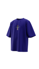 Mustang | Blue | Oversized T-Shirt | Russh Clothing