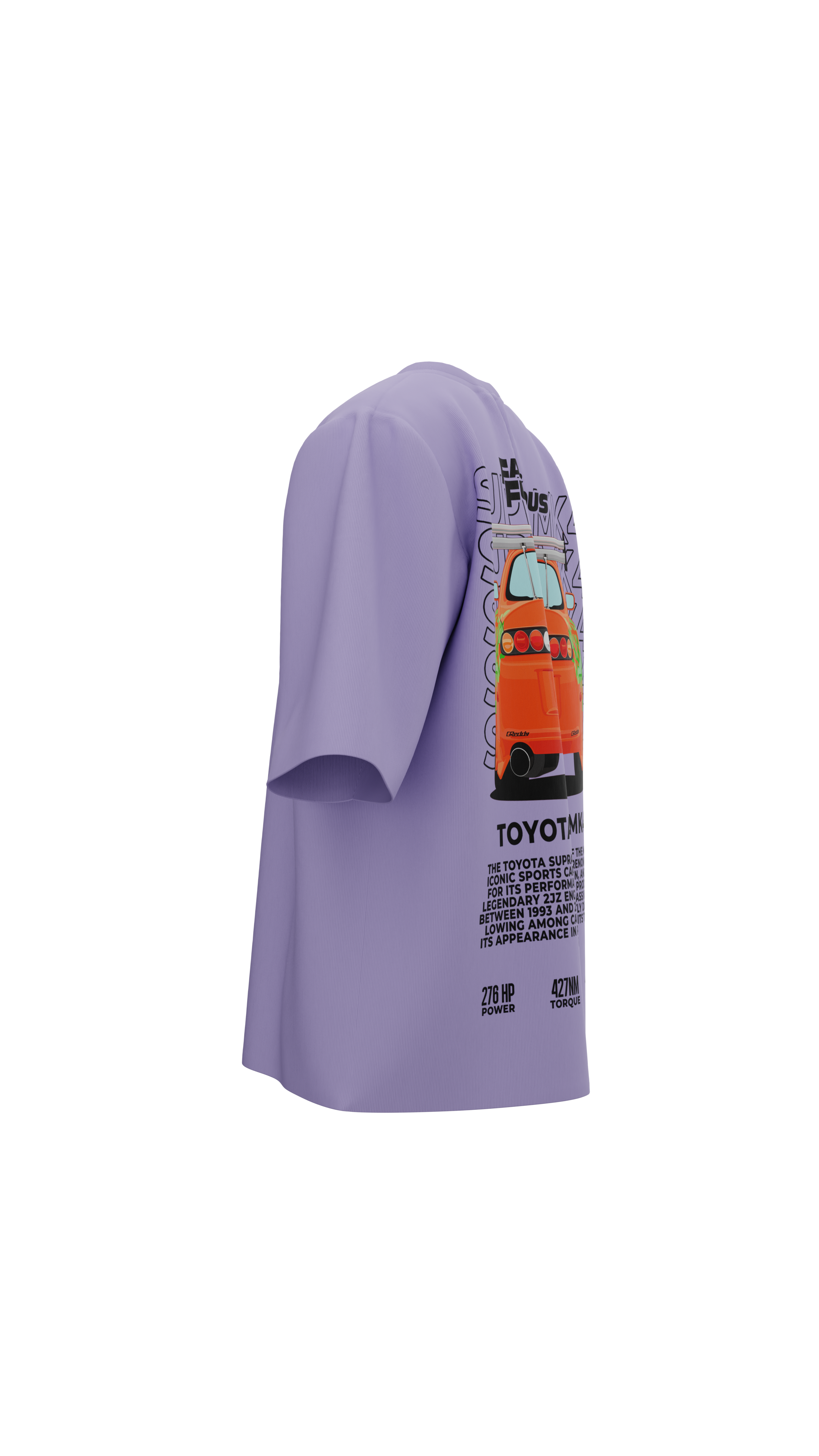 Supra MK4 | Lavender | Oversized T-Shirt | Russh Clothing