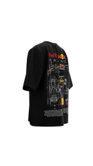 RedBull Racing | Black | Oversized T-Shirt | Russh Clothing