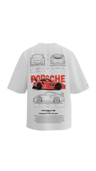 Porsche 911 - GT3 RS | White | Oversized T-Shirt | Russh Clothing