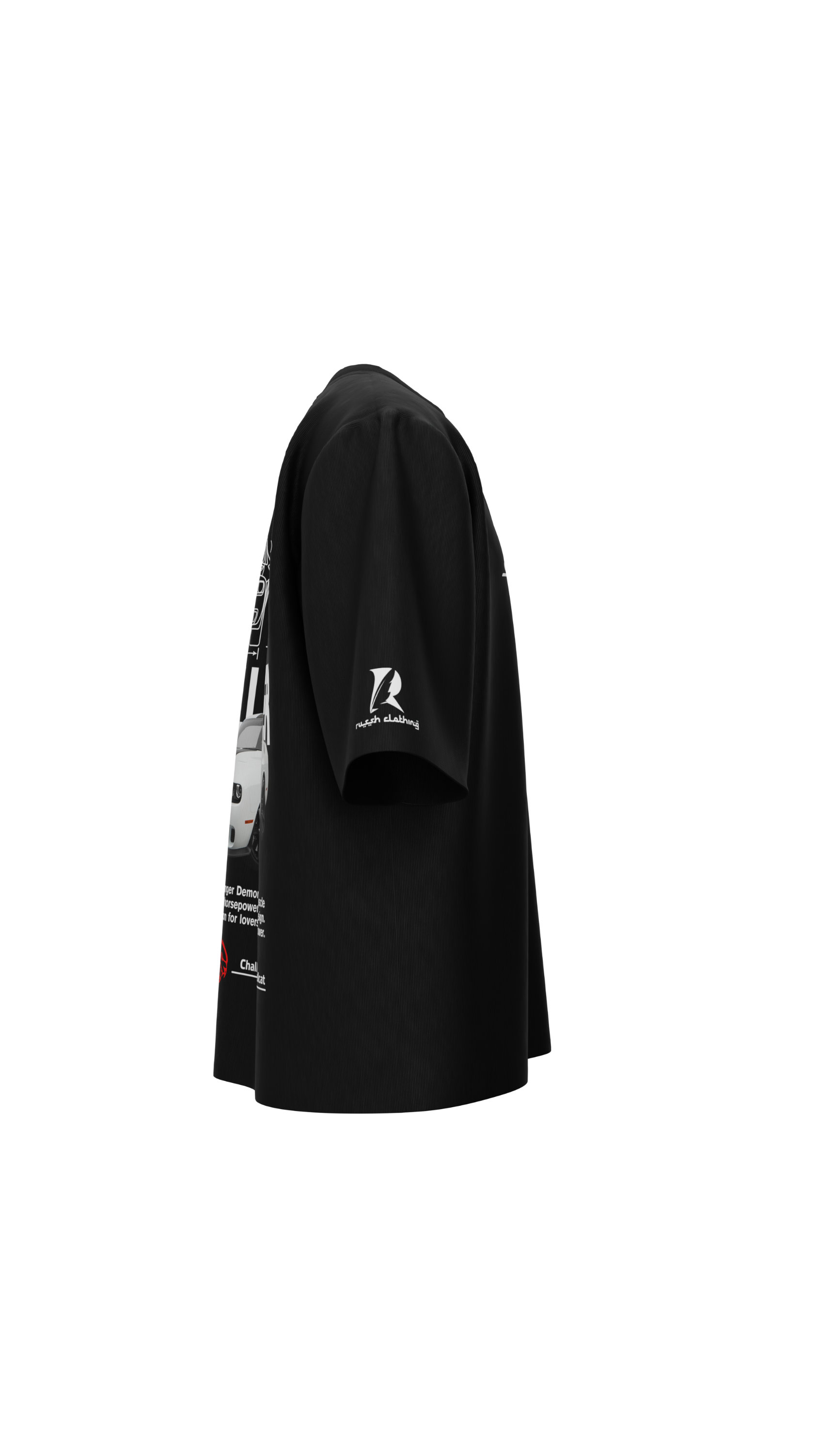 Dodge Challenger - SRT HellCat | Oversized T-Shirt | Russh Clothing