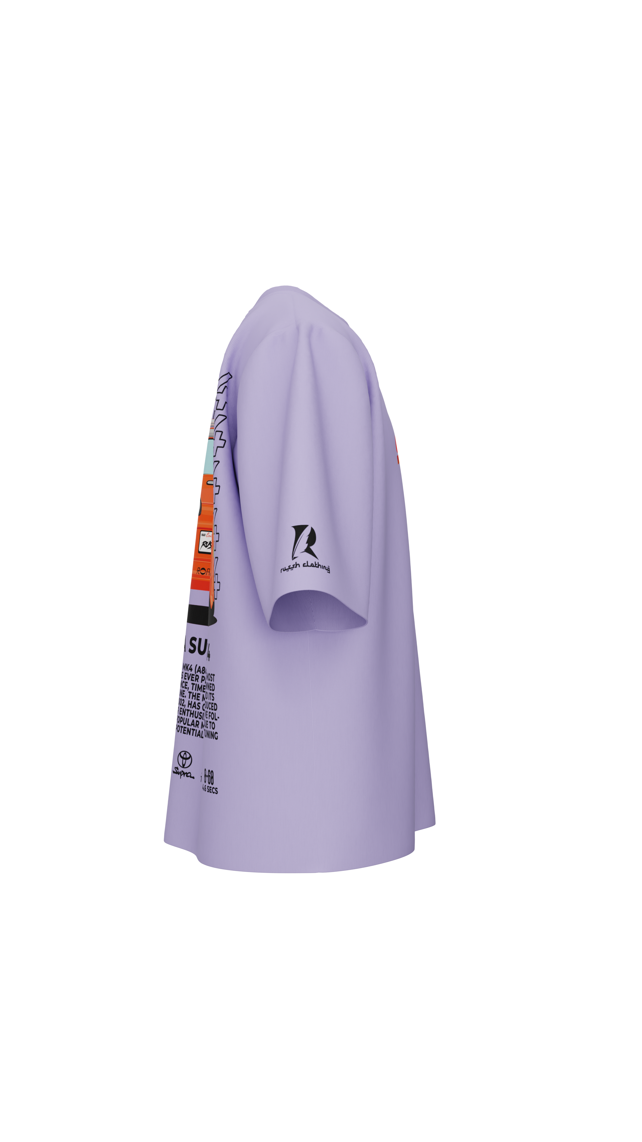 Supra MK4 | Lavender | Oversized T-Shirt | Russh Clothing