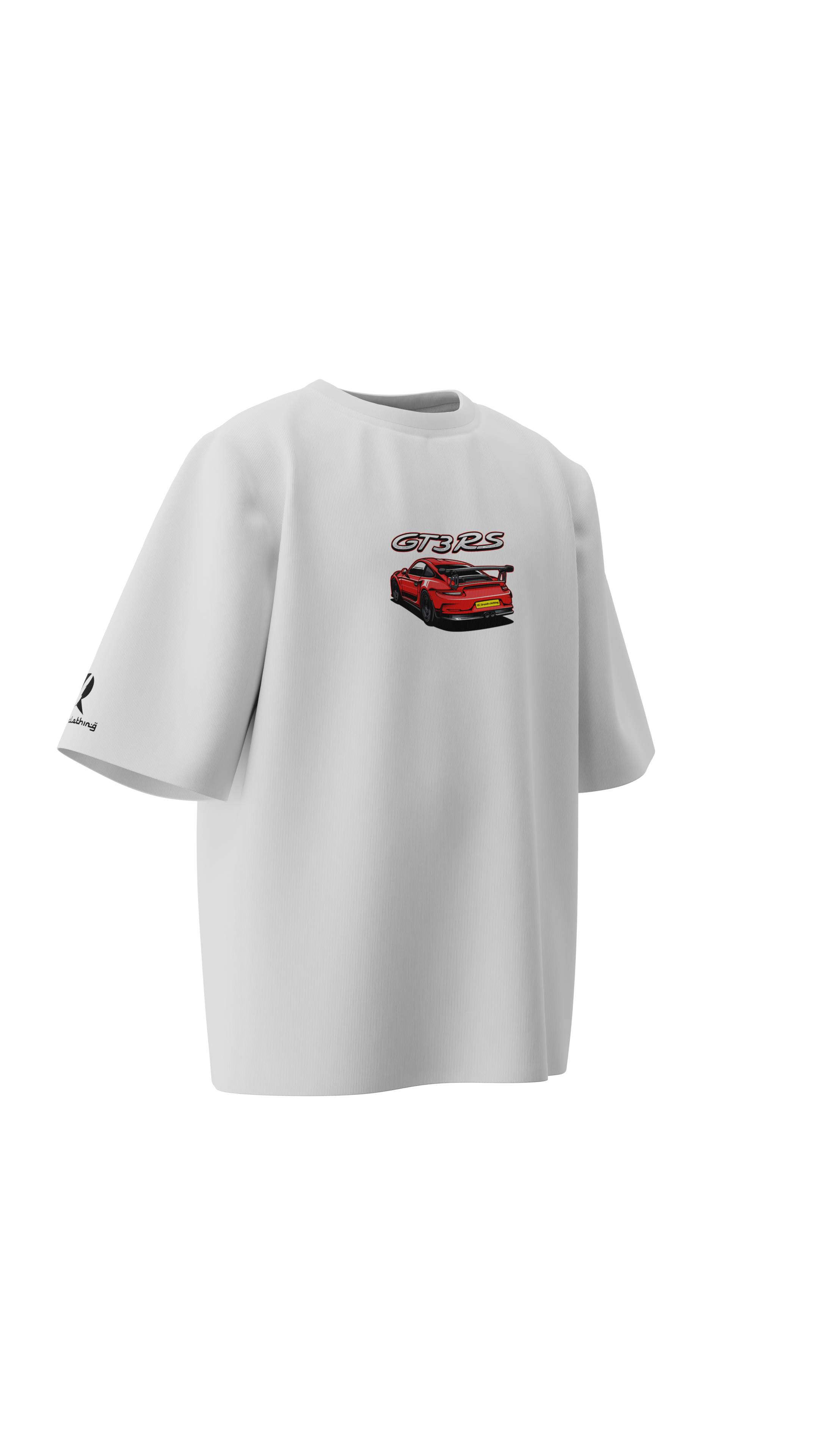 Porsche 911 - GT3 RS | White | Oversized T-Shirt | Russh Clothing