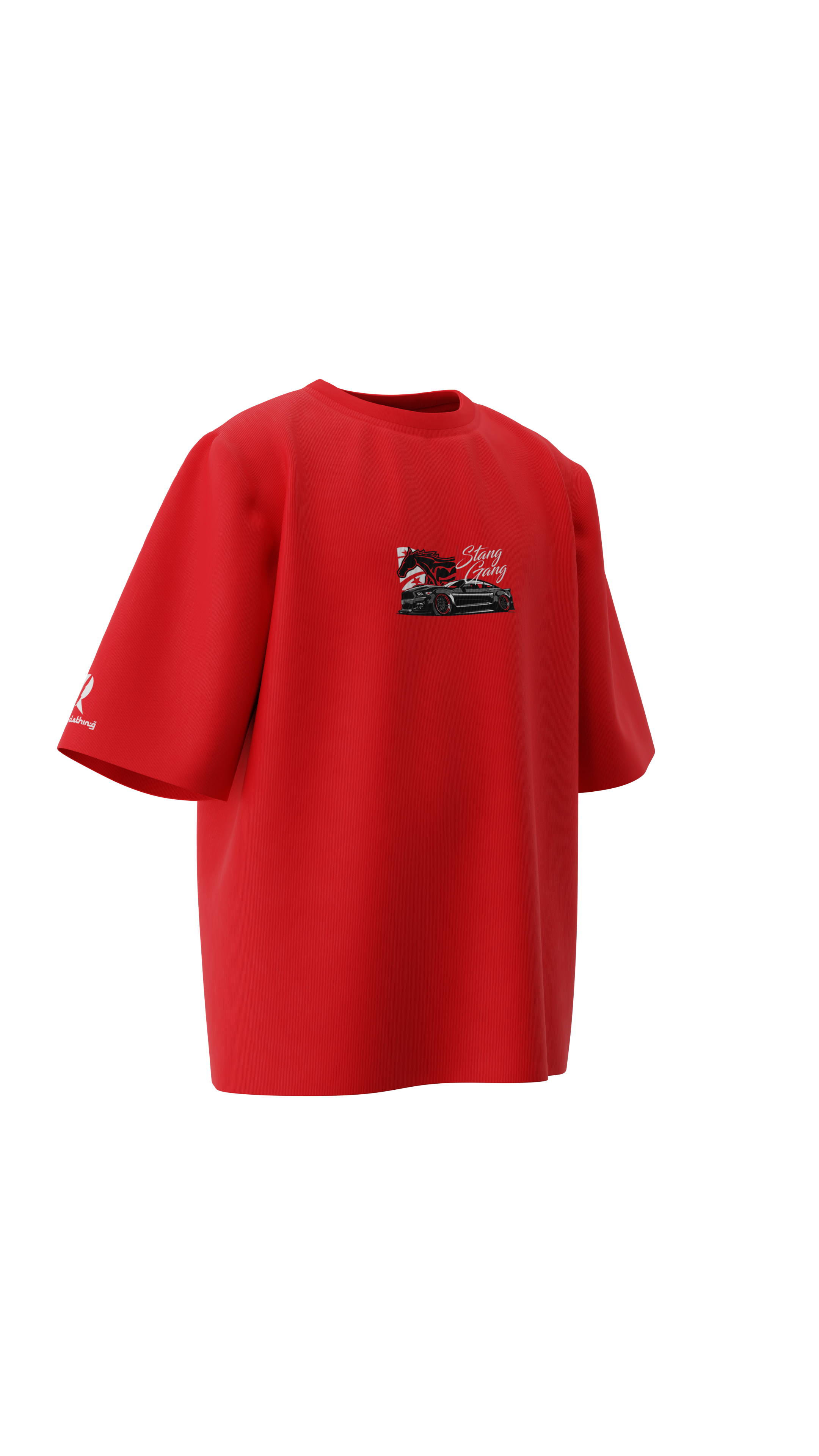 Shelby Mustang - GT500 | Red | Oversized T-Shirt | Russh Clothing