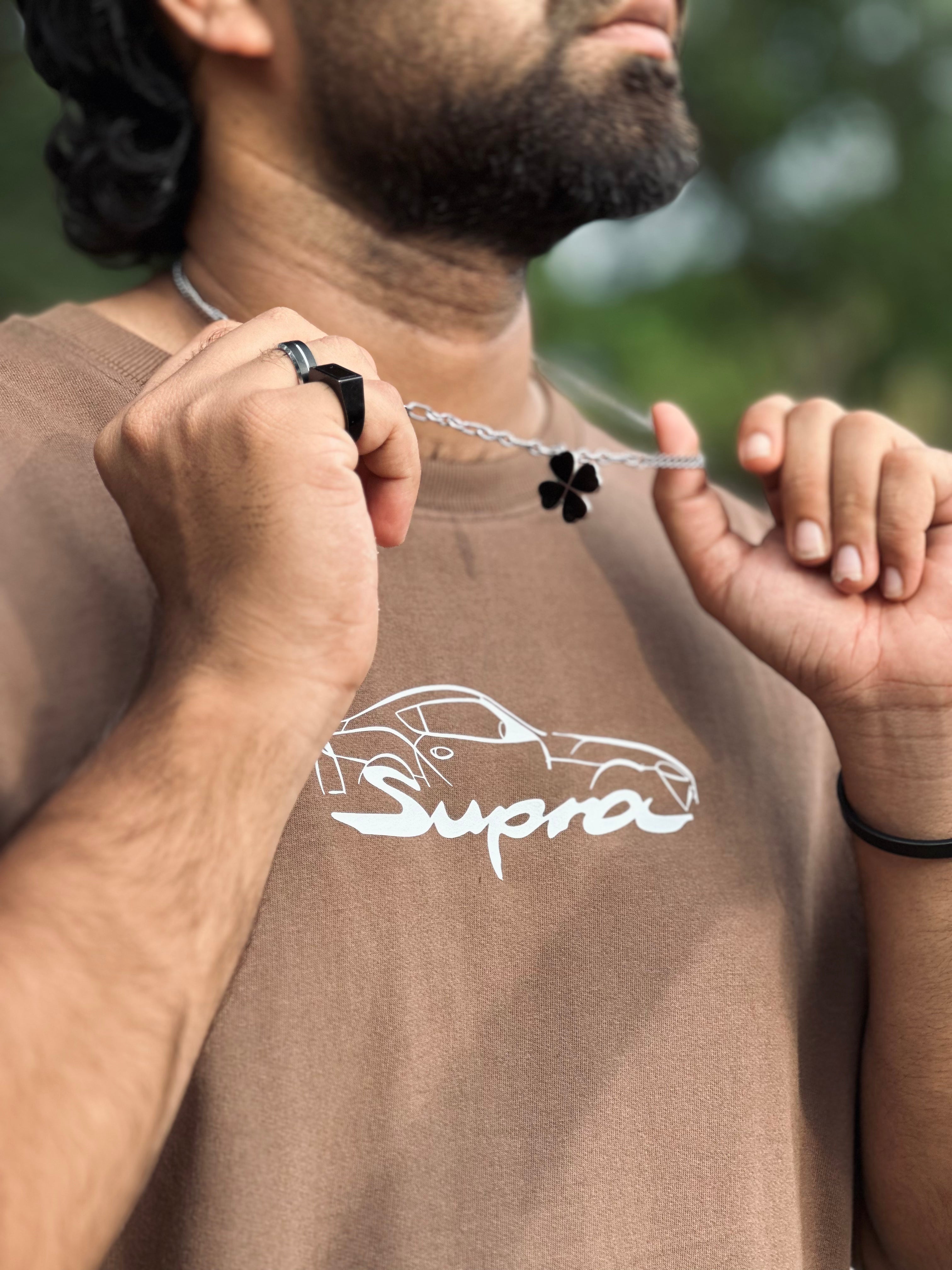 Supra MK5 | Coffee | Oversized T-Shirt | Russh Clothing